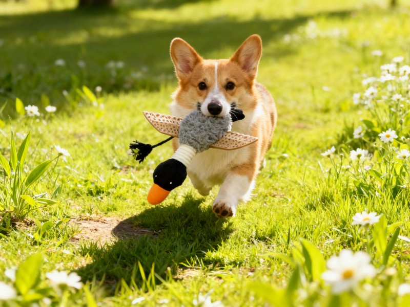 Multi - Texture Bird Dog Toy - Plush & Durable Interactive Fetch & Chew Toy