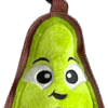 Simulation Fruit Plush Dog Toy Squeaky Avocado Watermelon Chew