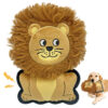 Durable Edge Lion Dog Toy Wholesale - Heavy Duty Plush Toy with Mane & Squeaker
