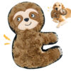 1 (3) Durable Edge Sloth Dog Toy Manufacturer - Reinforced Edge Plush Squeaky Toy