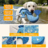 11 Eco-Friendly Recycled Canvas Seahorse Squeaky Dog Toy – Durable Plush Interactive Fetch Toy for Small & Medium Dogs