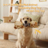 2 3-in-1 Plush Giraffe Squeaky Dog Rope Toy OEM