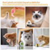 2 5-Pack Plush Sushi Cat Toys Set with Catnip & Bell – Interactive Plush Kitten Teething Toys with Lanyard & Feather for I