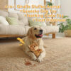 2 4-in-1 Plush Giraffe Squeaky Treat Dispenser Dog Chew Toy OEM