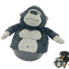3-in-1 Interactive Wobble Gorilla Dog Toy – Squeaky Plush Dog Toy with Weighted Self-Balancing Base for Boredom Relief