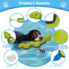 2-2 Launching Flying Snake Dog Toy OEM - Wavy Slingshot Interactive Squeaky Toy