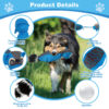 2-3 Launching Flying Raccoon Dog Toy OEM - Slingshot Squeaky Fetch Toy with Plush Tail