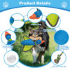 2-6 Flying Duck Slingshot Dog Toy Manufacturer - Durable Oxford Launch Toy with Rope Tail