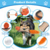 2 Launching Flying Squirrel Dog Toy Wholesale - Slingshot Outdoor Fetch Toy with Fluffy Tail