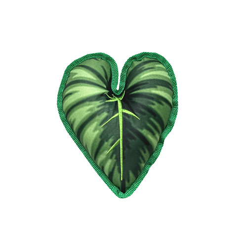 22706022b0641e32e5657436903cac5 Plush Monstera Leaf Dog Toy Realistic Tropical Botanical Squeaky Toy