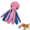 235b3353c68fc39b177b481fb2c9cd6d Eco-Friendly Recycled Canvas Octopus Squeaky Dog Toy – Multi-Tentacle Interactive Plush Toy for Boredom Relief