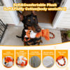 3-2 4-in-1 Fox Plush Squeaky Dog Rope Toy OEM