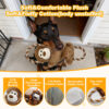 4-in-1 Monkey Plush Squeaky Dog Rope Toy OEM