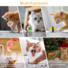 4 5-Pack Plush Sushi Cat Toys Set with Catnip & Bell – Interactive Plush Kitten Teething Toys with Lanyard & Feather for I