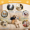 4 2-in-1 Squeaky Goose Plush Dog Toy with Teething Wings OEM