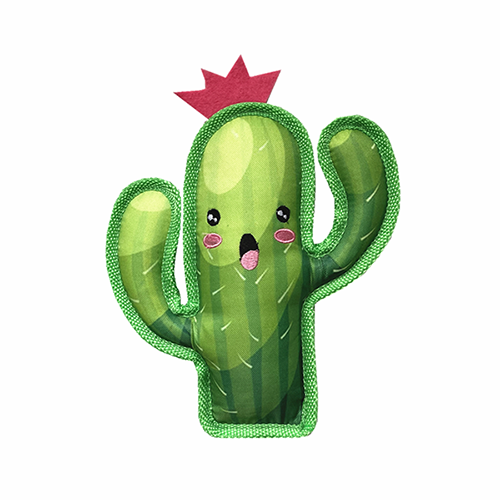 4b906a439bbba06f0de66128398edf1 Corduroy Cactus Dog Toy with Twisted Rope Arms