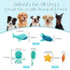 6 3-Pack Floating Squeaky Dog Water Toys Set – Durable 3D Mesh Ocean Animal Plush Toys (Whale, Octopus, Starfish) for Pool & Lake Fetch