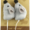 CT16-80 Fluffy Feather & Pom Pom Cat Toy Set for Kitten Swatting & Chasing