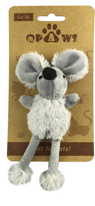 CT16-83 Plush Fish & Mouse Catnip Toy Set for Indoor Cats Chew & Bunny Kick