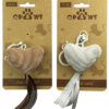 Plush Star & Heart Cat Toy Set with Tassel Tails & Feather Accents