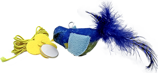 Cat_Bird_Suction_Spring_Feather_003 Interactive Window Suction Cup Catnip Bird Plush Cat Toy