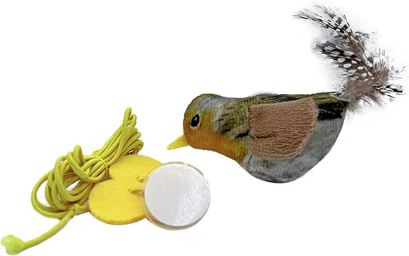 Cat_Bird_Suction_Spring_Feather_004 Interactive Window Suction Cup Catnip Bird Plush Cat Toy
