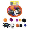 Halloween Cat Toy Variety Pack Plush Balls & Spooky Teasers