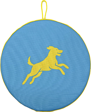 Outdoor Oxford Fabric Floating Dog Frisbee Fetch Launcher Toy