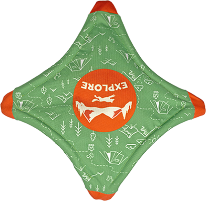 Outdoor Oxford Fabric Floating Dog Frisbee Fetch Launcher Toy