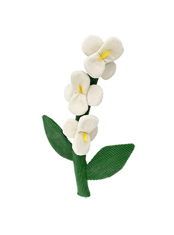 Dog_Plush&Rope_TreatHiding_flower_001 Plush Flower Dog Toy Treat Hiding Sunflower Tulip Snuffle Puzzle