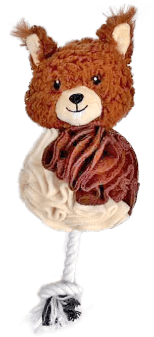 Interactive Treat Hiding Dog Rope Toy for Small Breeds