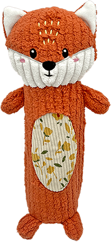 Dog_Plush_Autumn_Fox_bottle_001 Stuffing Free Plush Dog Toy Squeaky Companion for Medium Dogs