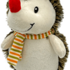 Dog_Plush_Autumn_HEDGEHOG_001 Stuffing Free Plush Dog Toy Squeaky Companion for Medium Dogs