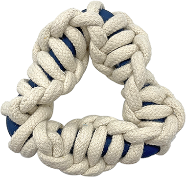Durable Dog Rope Toy Stuffing Free Animal Tug for Chewers