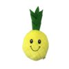 IMG_7763_副本 Fluffy Pineapple Plush Dog Toy with Cotton Rope