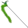 Interactive Cat Feather Teaser Wand Plush Pendant Toy