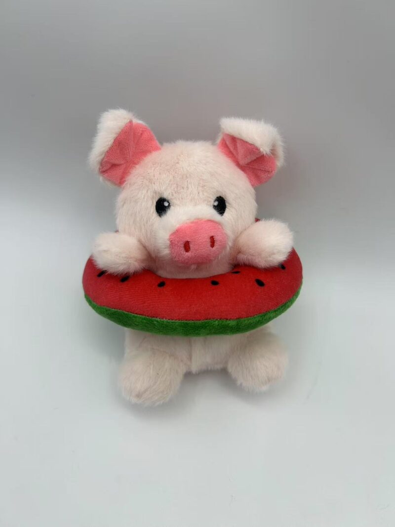 kid toys (11) Cute Animal Plush Toy with Swim Ring Stuffed Doll