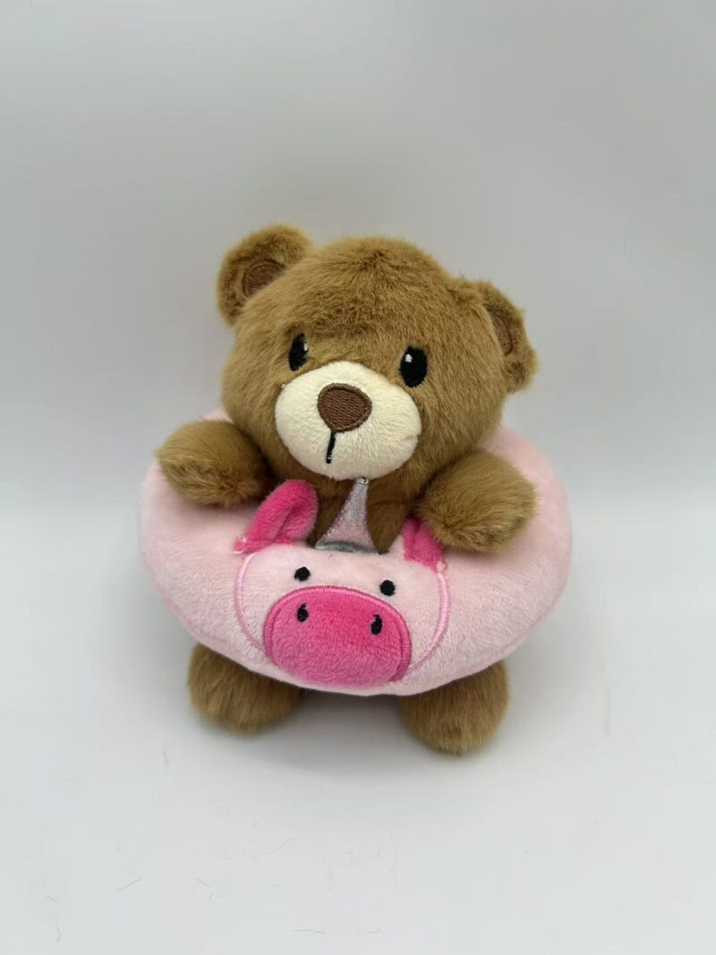 kid toys (2) Cute Animal Plush Toy with Swim Ring Stuffed Doll