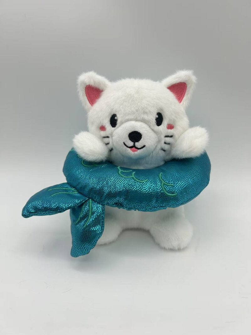 kid toys (3) Cute Animal Plush Toy with Swim Ring Stuffed Doll