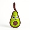 Simulation Fruit Plush Dog Toy Squeaky Avocado Watermelon Chew