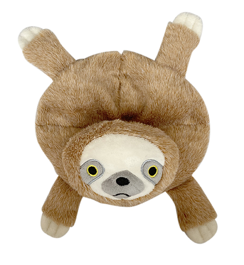 微信图片_20191116172847 Plush Sloth Dog Toy with Round Ring Body