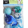 oppo_0 Color-Themed Cat Toy Variety Pack with Plush Mice, Bell Balls & Feathers