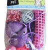 oppo_0 Interactive Motion Cat Toy Pack with Bell Balls, Rollers & Feathers