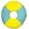 微信图片_20191118000550 Squeaky Plush Donut Dog Toys Color-Block Ring Chew Toys